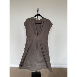 john patrick organic Dress Brown/olivie Size L  Cotton